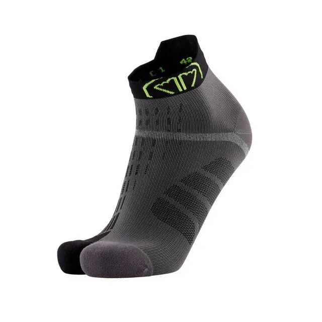 sidas-t-free-run-calzini-running-grigio-nero image 1