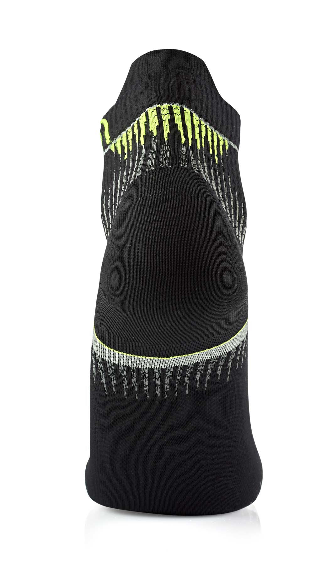 sidas-run-ultra-calze-running-nero-giallo-con-doppia-striscia-grip image 5
