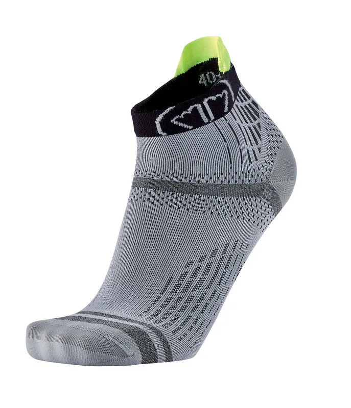 calze-running-sidas-run-feel-grigio-nero-sottili-antiscivolo-traspiranti image 1