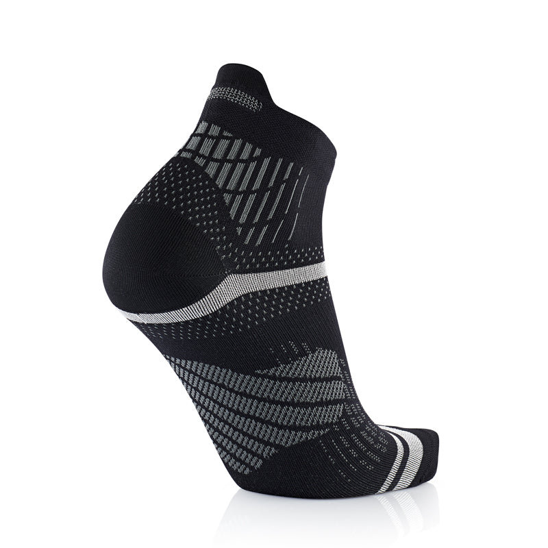 sidas-run-feel-calze-running-sottili-nere-con-strisce-antiscivolo image 4