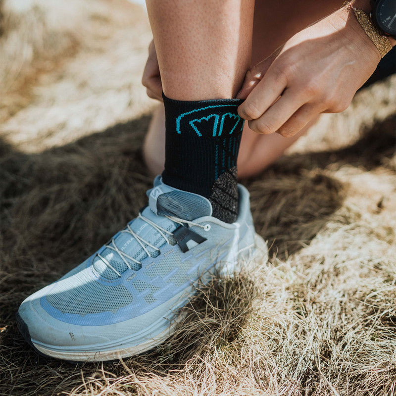 sidas-trail-double-calze-da-trail-running-nero-turchese-doppio-strato-antivescic image 2
