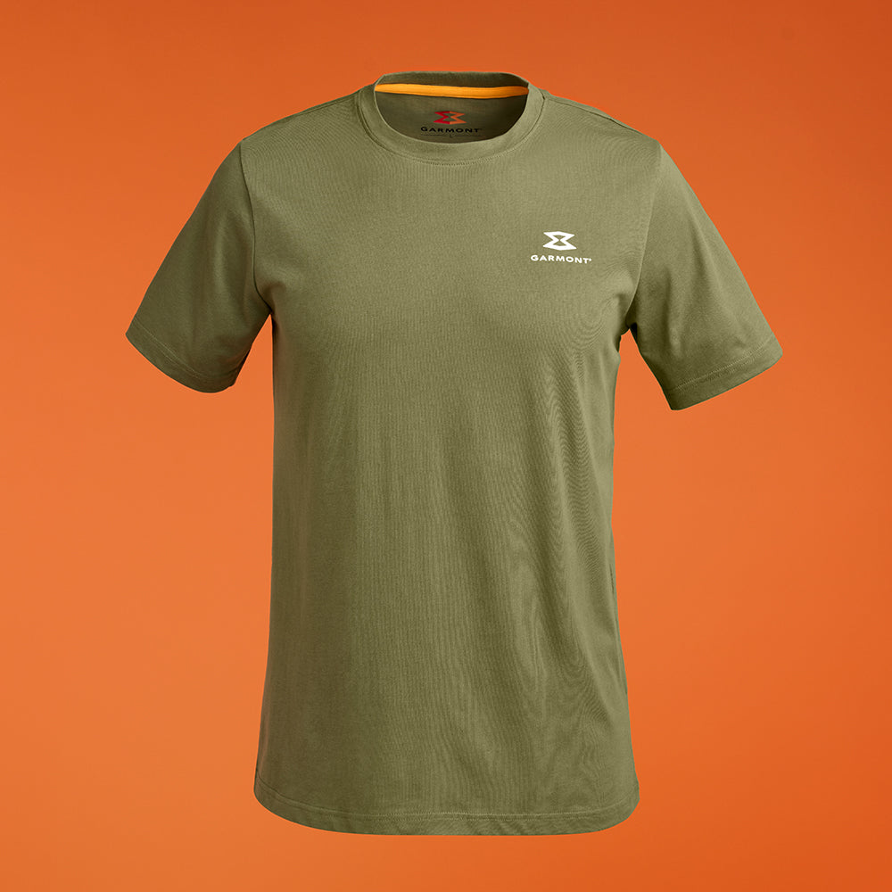 garmont-trail-t-shirt-unisex-verde-in-cotone-per-escursioni-in-montagna image 4